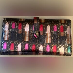 !!NWT!! Kurt Geiger Ladies Wallet - Black/Multi Color
